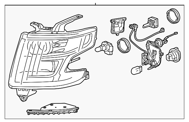 2001 Toyota 4Runner Headlight