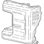 2018-2019 Ford F-250 / F-350 / F-450 / F-550 Super Duty Passenger Side Halogen Headlight Assembly - Ford OEM #JC3Z-13008-J